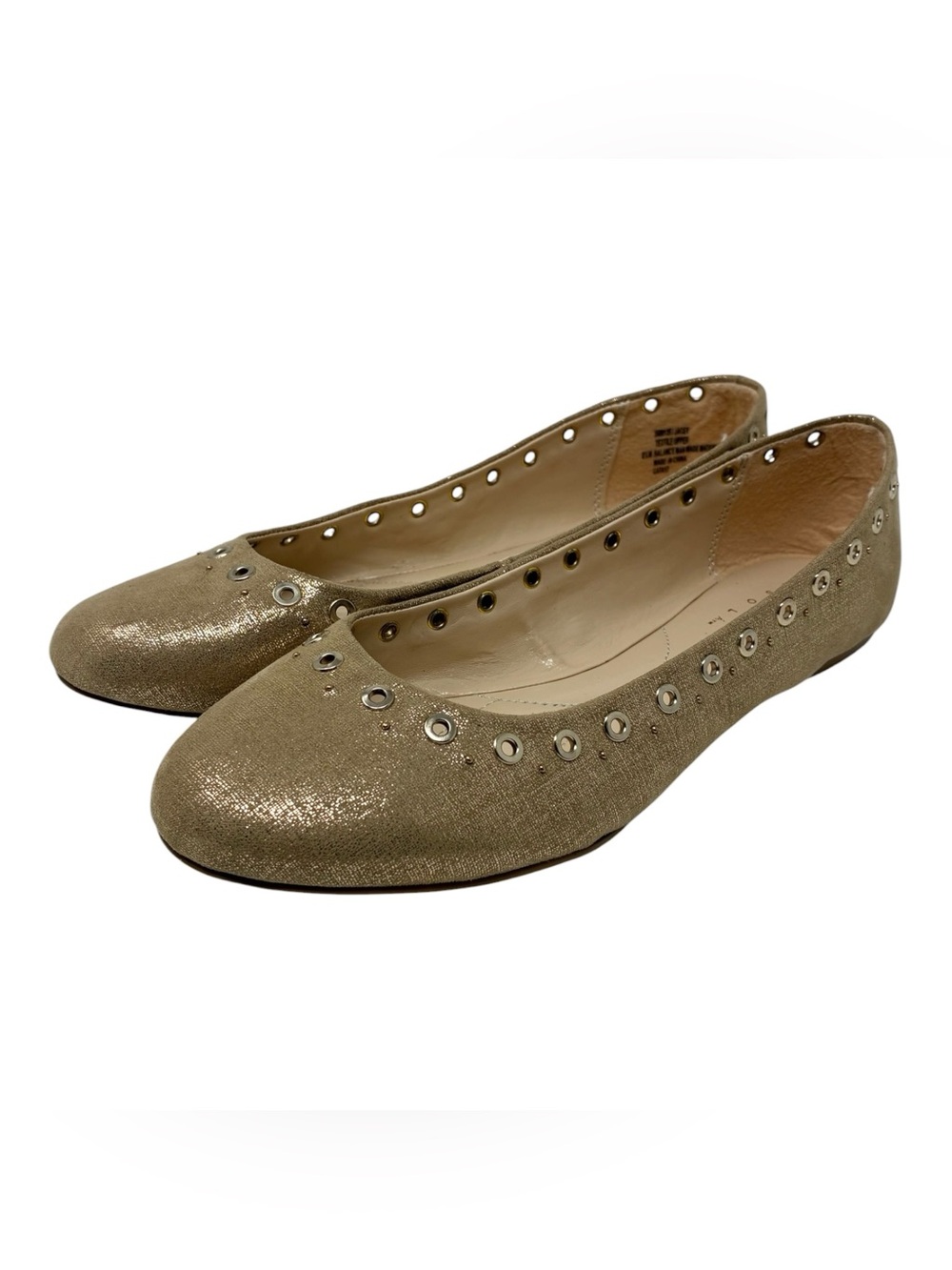 Studio Isola Jacey Gold Metallic Women’s Flats Size 8.5